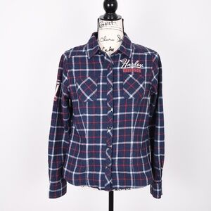 Women's Harley Davidson flannel shirt small